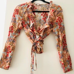 Intermix like new floral blouse
